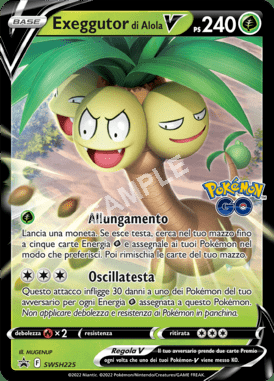 SWSH225 Exeggutor di Alola V - SPADA & SCUDO PROMOS