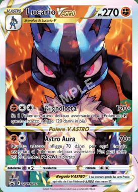 SWSH291 Lucario V ASTRO - SPADA & SCUDO PROMOS