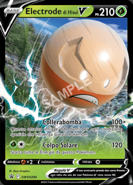 SWSH294 Electrode di Hisui V - SPADA & SCUDO PROMOS