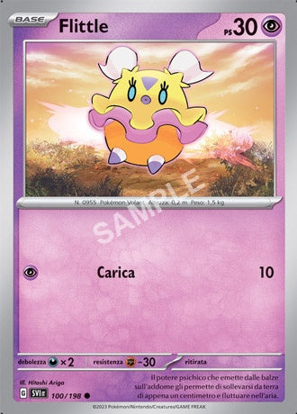 100/198 Flittle - SCARLATTO E VIOLETTO