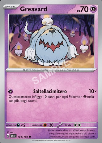 104/198 Greavard - SCARLATTO E VIOLETTO