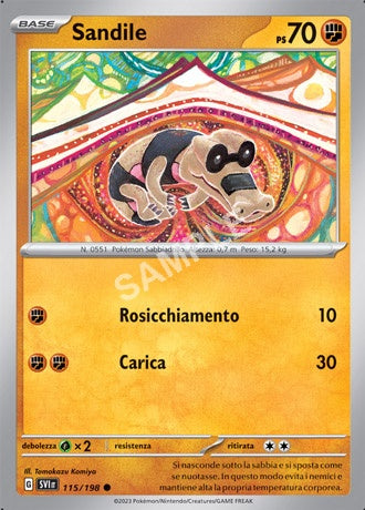 115/198 Sandile - SCARLATTO E VIOLETTO