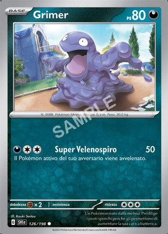 126/198 Grimer - SCARLATTO E VIOLETTO