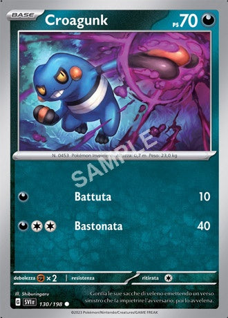 130/198 Croagunk - SCARLATTO E VIOLETTO