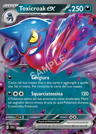 131/198 Toxicroak EX - SCARLATTO E VIOLETTO