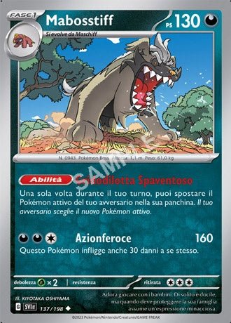 137/198 Mabosstiff - SCARLATTO E VIOLETTO