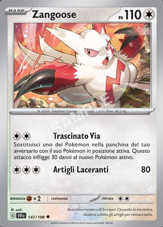 147/198 Zangoose - SCARLATTO E VIOLETTO