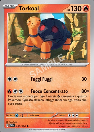 35 - Torkoal - SCARLATTO E VIOLETTO