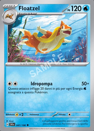 47 - Floatzel - SCARLATTO E VIOLETTO