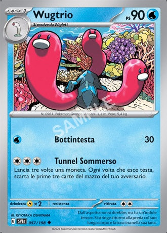 57 - Wugtrio - SCARLATTO E VIOLETTO