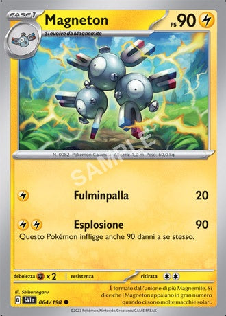 64 - Magneton - SCARLATTO E VIOLETTO