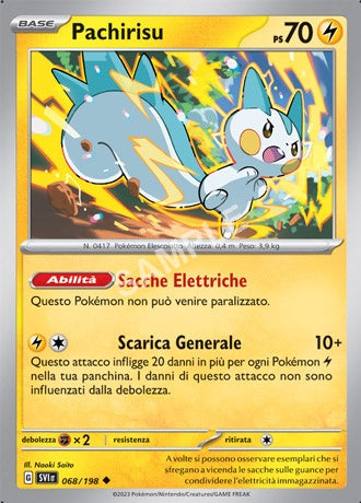 68 - Pachirisu - SCARLATTO E VIOLETTO