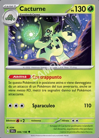 6. Cacturne - SCARLATTO E VIOLETTO