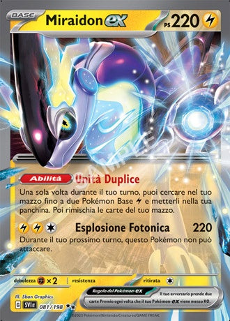 81/198 Miraidon EX - SCARLATTO E VIOLETTO