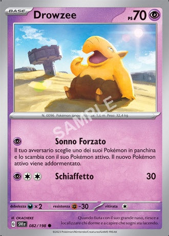 82 - Drowzee - SCARLATTO E VIOLETTO