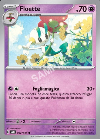 92 - Floette - SCARLATTO E VIOLETTO