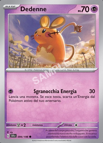 94 - Dedenne - SCARLATTO E VIOLETTO