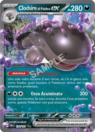 130/193 Clodsire di Paldea EX - EVOLUZIONI A PALDEA