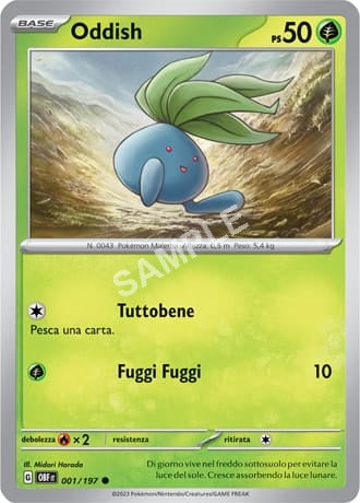 1/197 Oddish - OSSIDIANA INFUOCATA - OBF