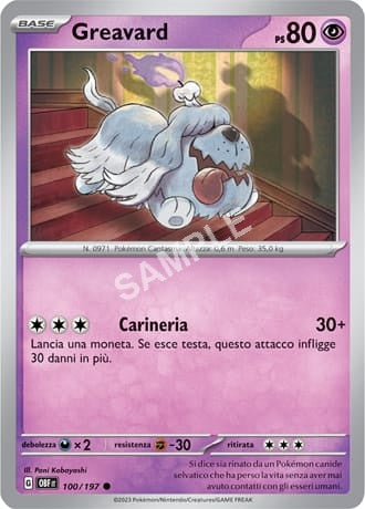 100/197 Greavard - OSSIDIANA INFUOCATA - OBF