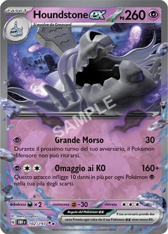 102/197 Houndstone EX - OSSIDIANA INFUOCATA