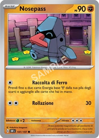 107/197 Nosepass - OSSIDIANA INFUOCATA - OBF