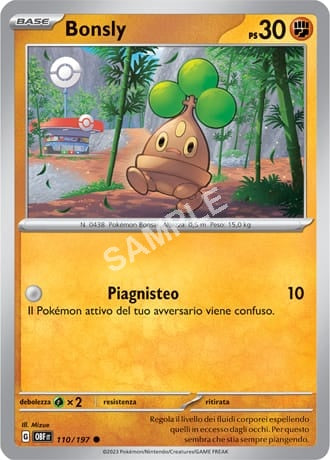 110/197 Bonsly - OSSIDIANA INFUOCATA - OBF