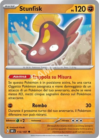 112/197 Stunfisk - OSSIDIANA INFUOCATA - OBF