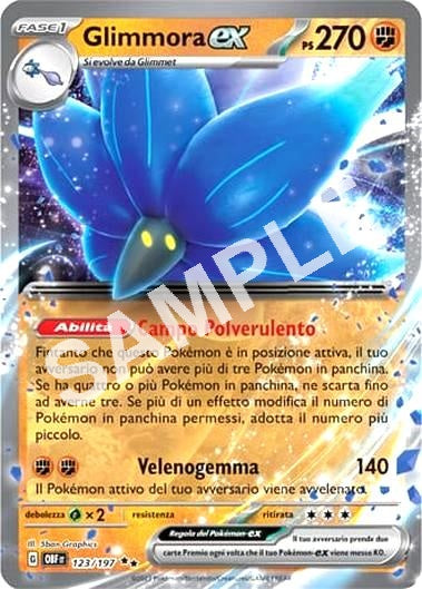 123/197 Glimmora EX - OSSIDIANA INFUOCATA