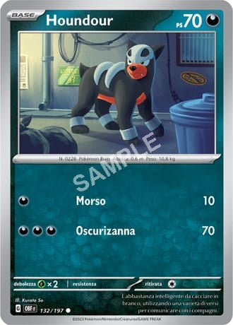 132/197 Houndour - OSSIDIANA INFUOCATA - OBF
