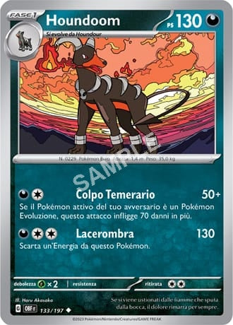 133/197 Houndoom - OSSIDIANA INFUOCATA - OBF