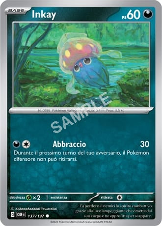 137/197 Inkay - OSSIDIANA INFUOCATA - OBF