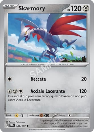 142/197 Skarmory - OSSIDIANA INFUOCATA - OBF