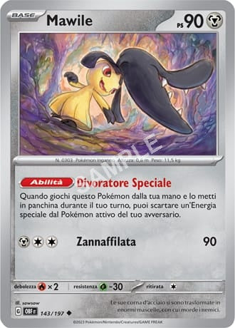 143/197 Mawile - OSSIDIANA INFUOCATA - OBF