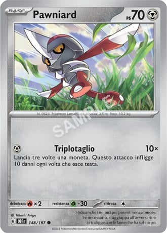 148/197 Pawniard - OSSIDIANA INFUOCATA - OBF