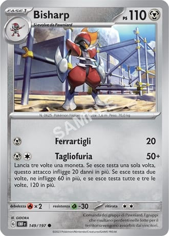 149/197 Bisharp - OSSIDIANA INFUOCATA - OBF