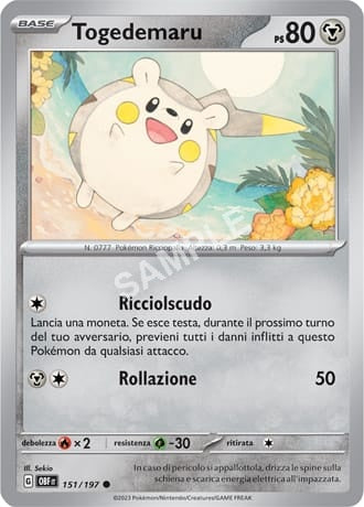 151/197 Togedemaru - OSSIDIANA INFUOCATA - OBF
