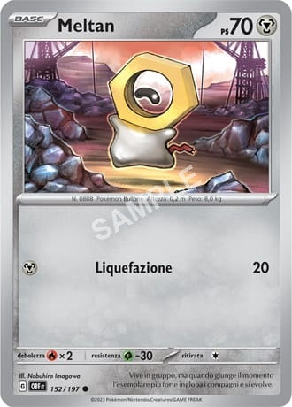 152/197 Meltan - OSSIDIANA INFUOCATA - OBF
