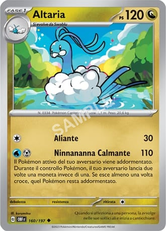 160/197 Altaria - OSSIDIANA INFUOCATA - OBF