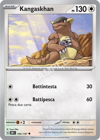 165/197 Kangaskhan - OSSIDIANA INFUOCATA - OBF