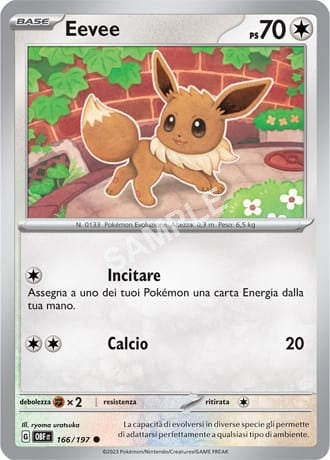166/197 Eevee - OSSIDIANA INFUOCATA - OBF