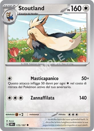 172/197 Stoutland - OSSIDIANA INFUOCATA - OBF