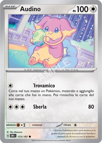 173/197 Audino - OSSIDIANA INFUOCATA - OBF