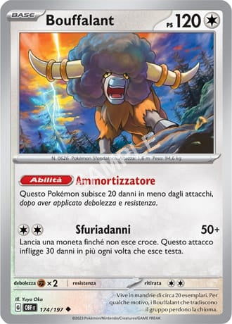 174/197 Bouffalant - OSSIDIANA INFUOCATA - OBF