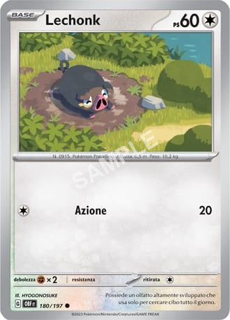 180/197 Lechonk - OSSIDIANA INFUOCATA - OBF