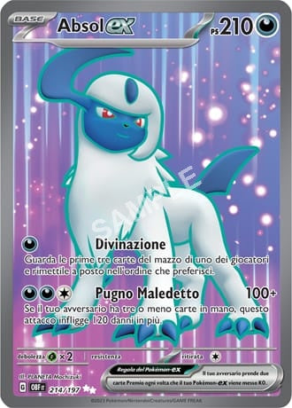 214/197 Absol EX - OSSIDIANA INFUOCATA