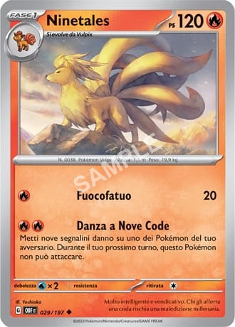 29/197 Ninetales - OSSIDIANA INFUOCATA - OBF