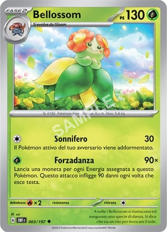 3/197 Bellossom - OSSIDIANA INFUOCATA - OBF