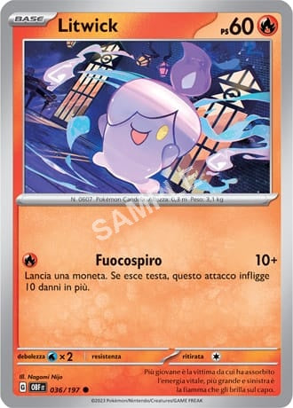 36/197 Litwick - OSSIDIANA INFUOCATA - OBF