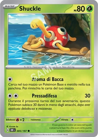 5/197 Shuckle - OSSIDIANA INFUOCATA - OBF